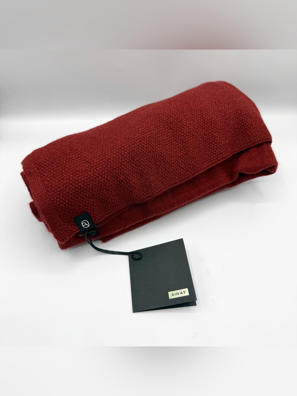 NWT Away Travel Cashmere Nylon Blend Maroon Wrap – 22” x 80”